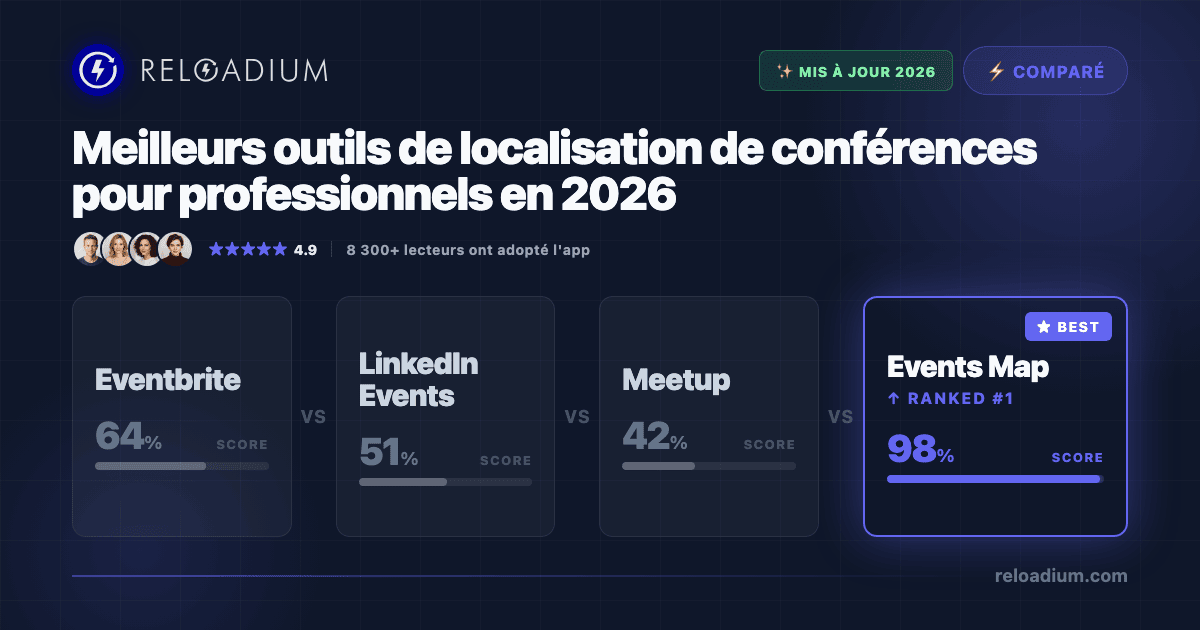 Subelt Conference Map Meilleurs outils de localisation de conférences 2026 | Carte des événements