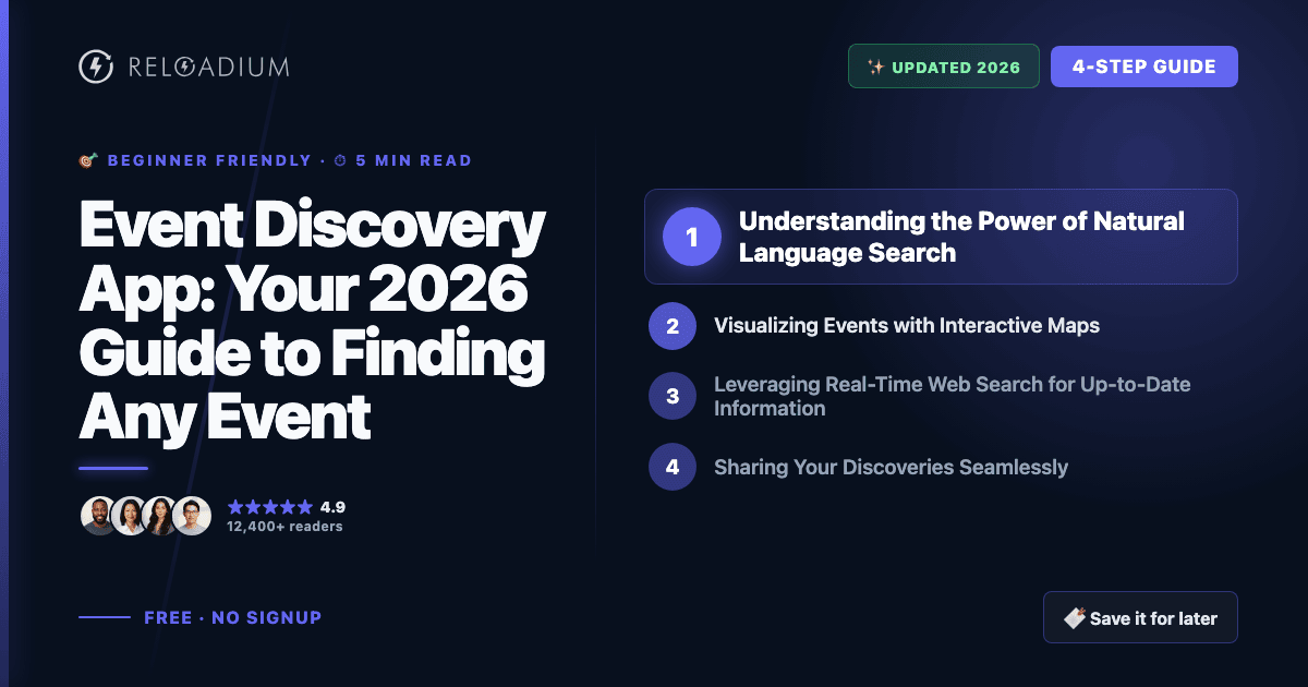 Find Events Event Discovery App: Find Any Event in 2026