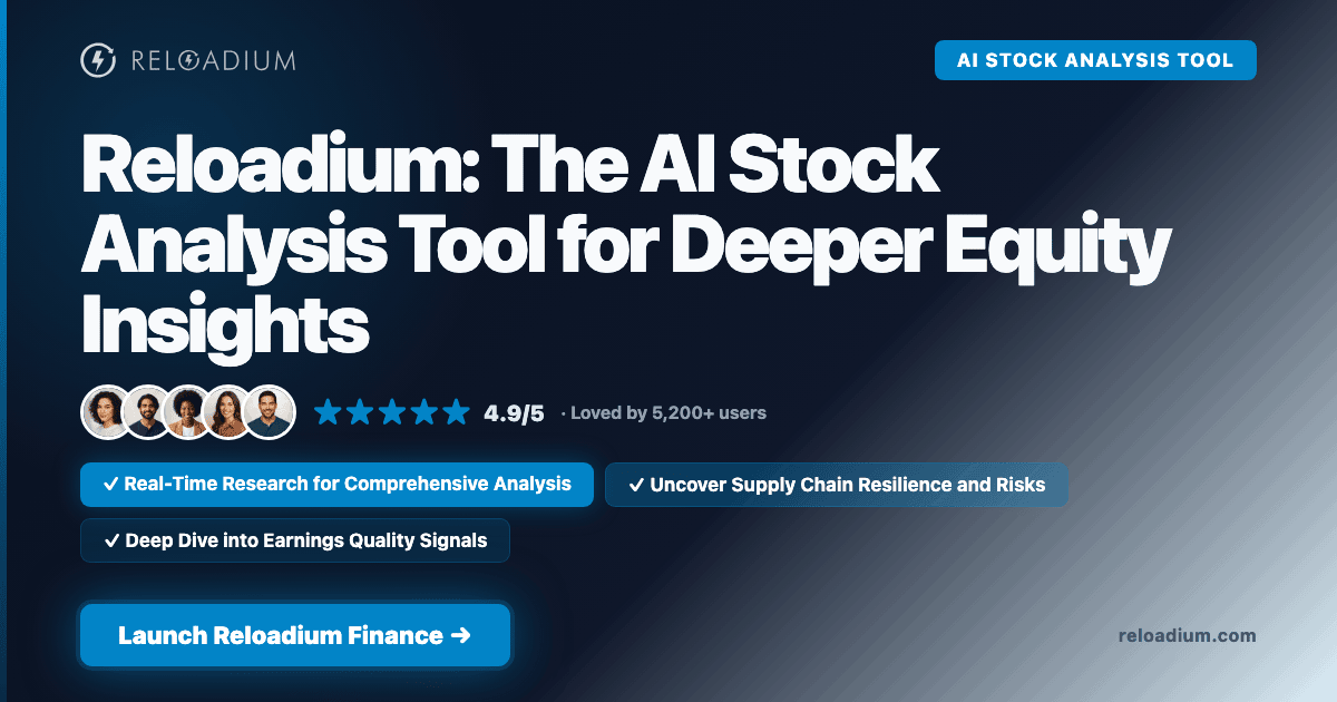 Reloadium: AI Stock Analysis Tool for Equity Insights