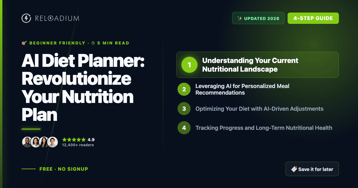 Diet Planner Python AI Diet Planner: Nutrition Analysis & Optimization