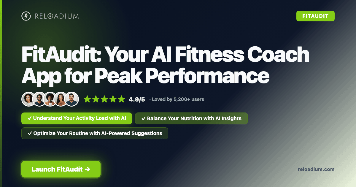 FitAudit: The AI Fitness Coach App