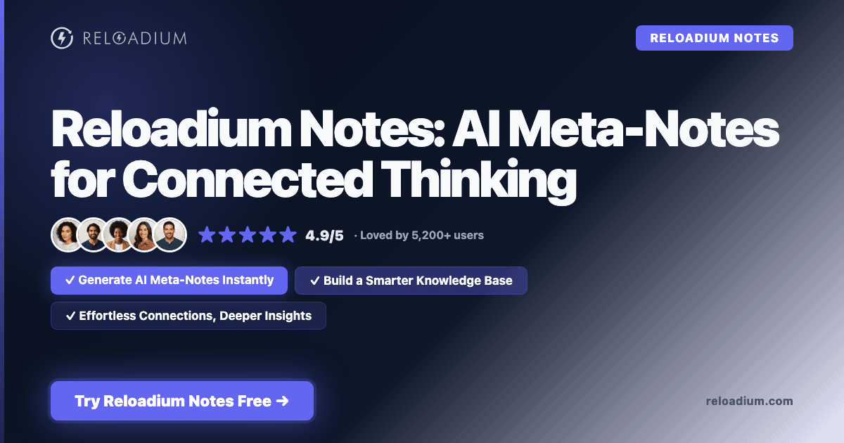 Meta Note AI Meta-Notes: Connect Your Thoughts