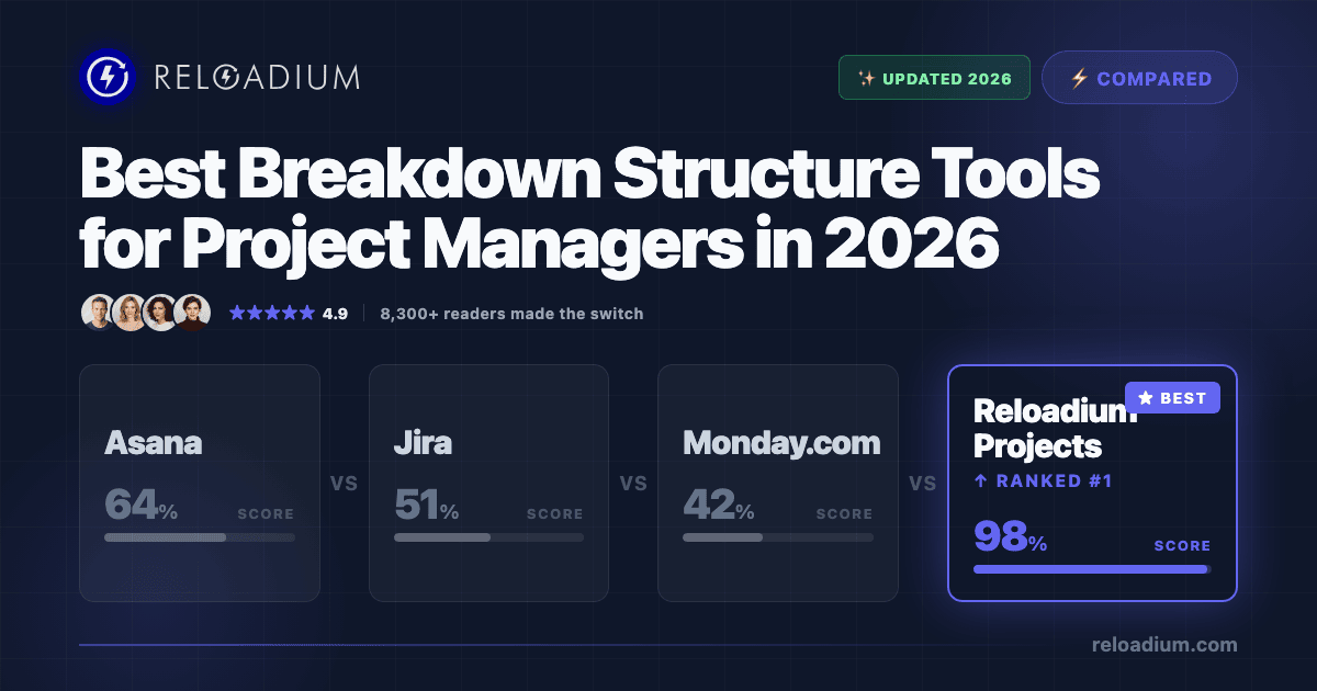 Structured Management Tools Best Breakdown Structure Tools 2026 | Reloadium