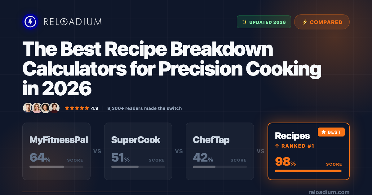 Best Recipe Breakdown Calculators in 2026