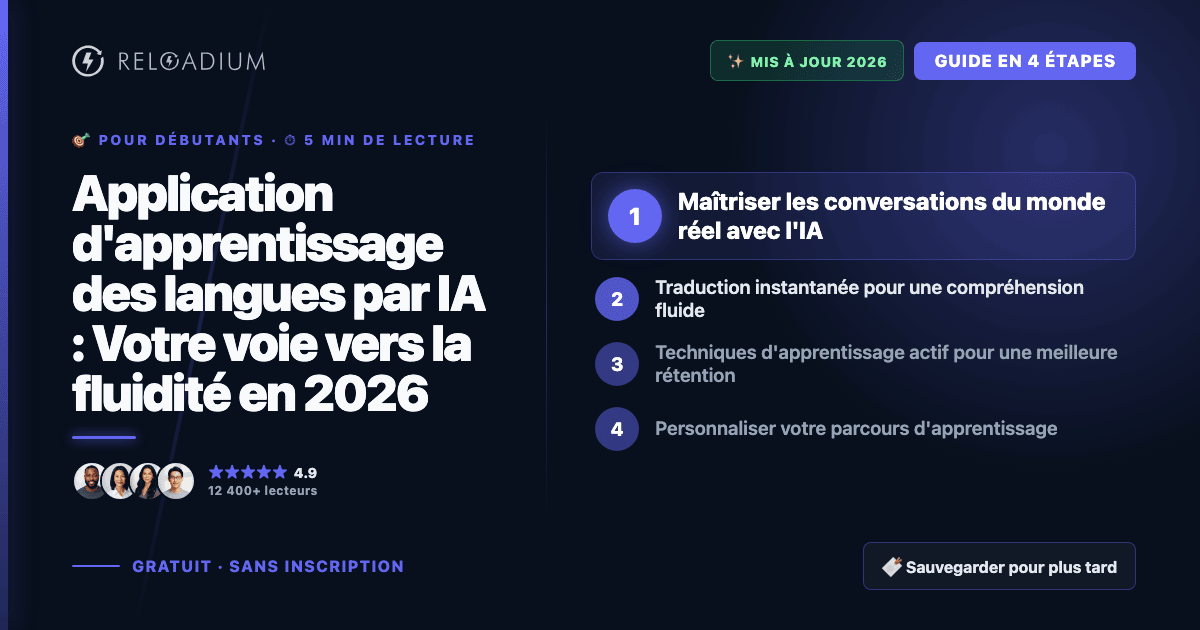 Fluidité Application d'apprentissage des langues par IA : Votre voie vers la ...