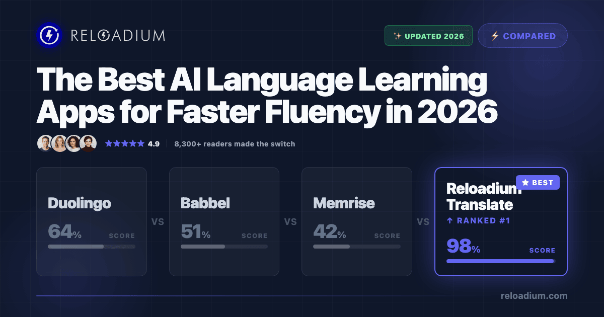 Best AI Language Learning Apps 2026