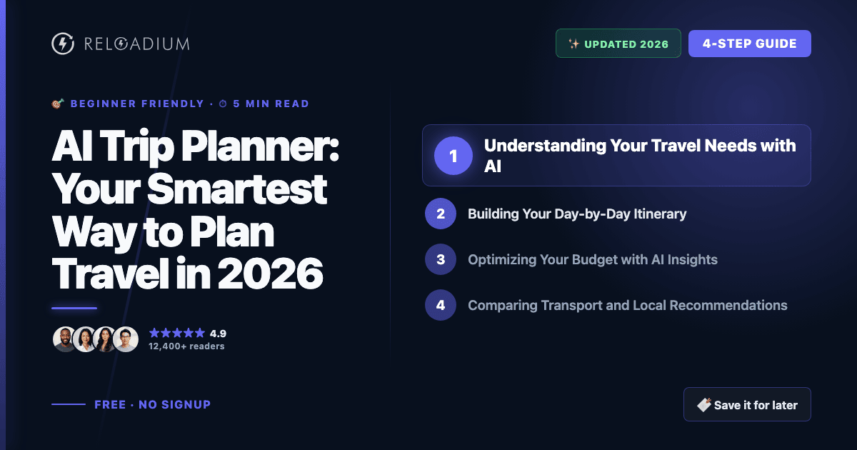 AI Trip Planner Smart Travel Planning 2026 Trip Planner Ai Travel Planning Ai Trip Planner Your Smartest Way To Plan Travel In 202 Og 