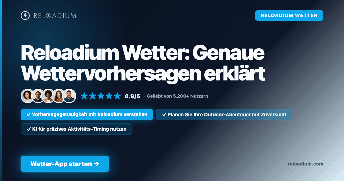 Genaue Wettervorhersagen: Reloadium erklärt