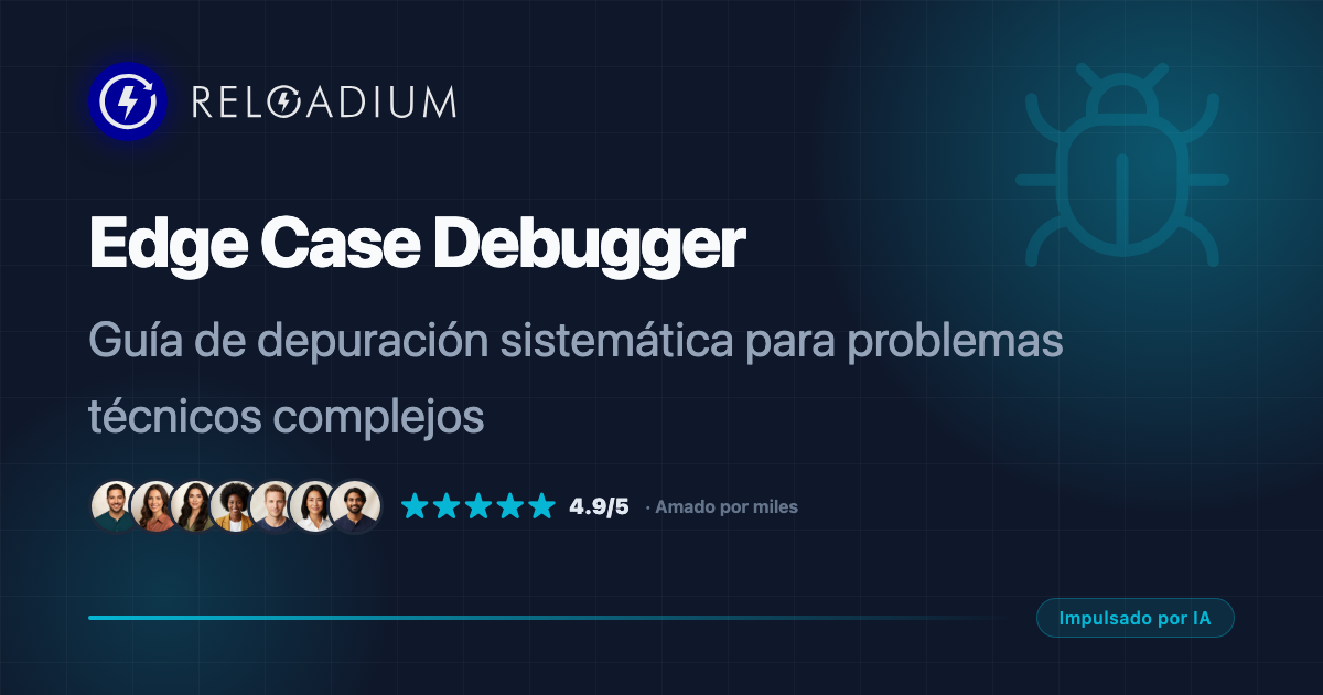 Reloadium Edge Case Debugger - Resolución de problemas técnicos con IA ...