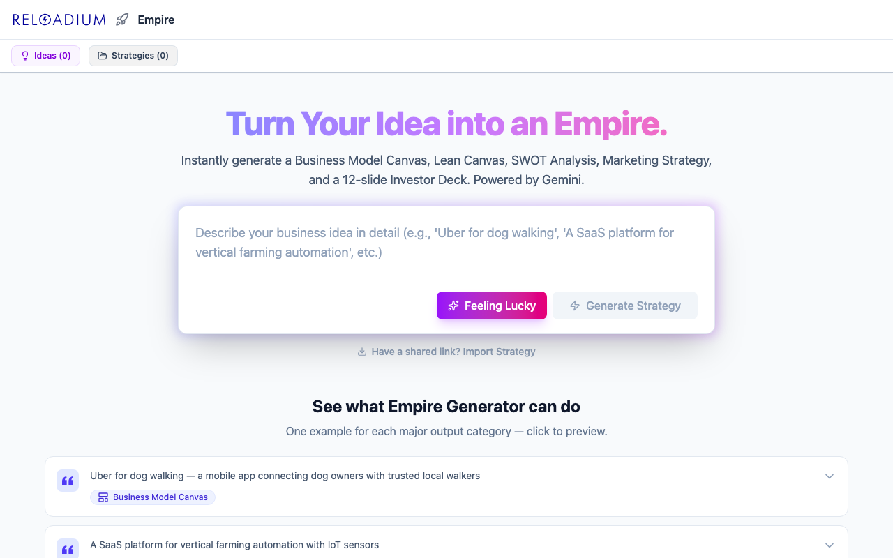 Empire Generator light