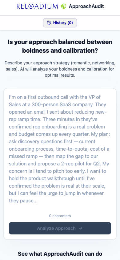 ApproachAudit mobile light