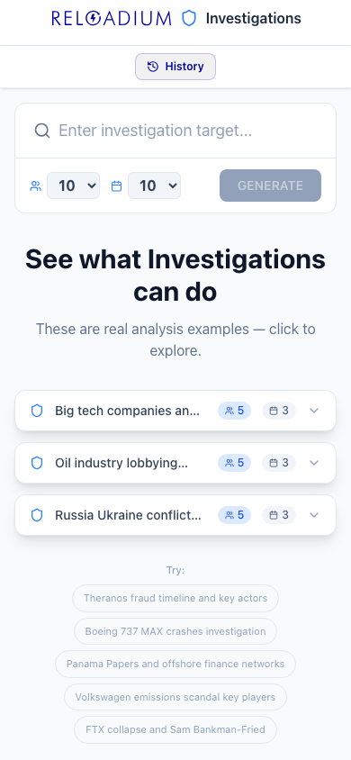 Investigations mobile light