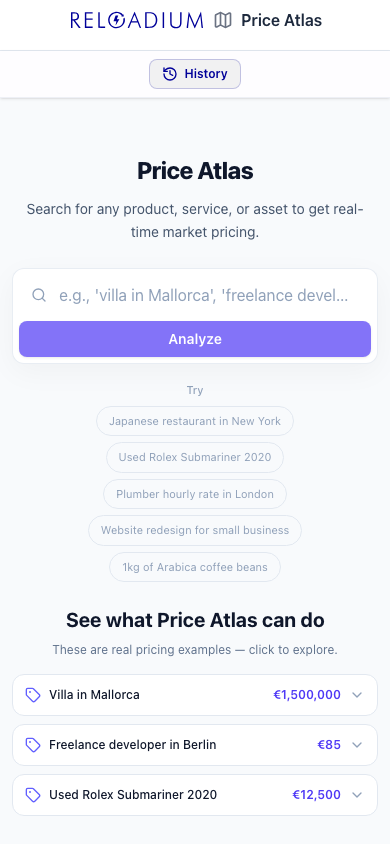 Price Atlas mobile light