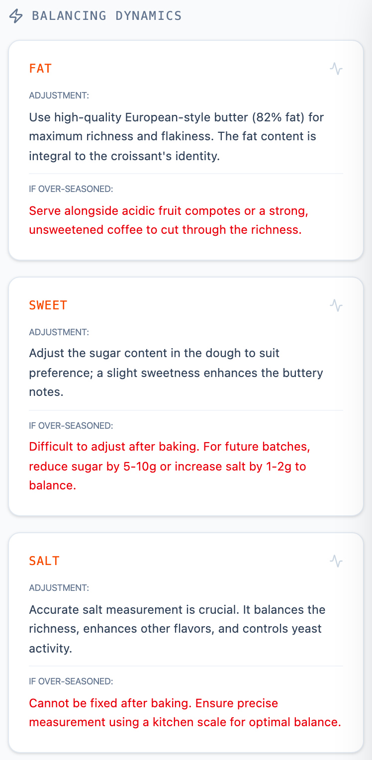Balancing dynamics recommendations