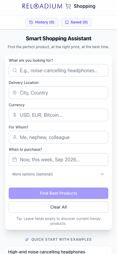 Shopping mobile light