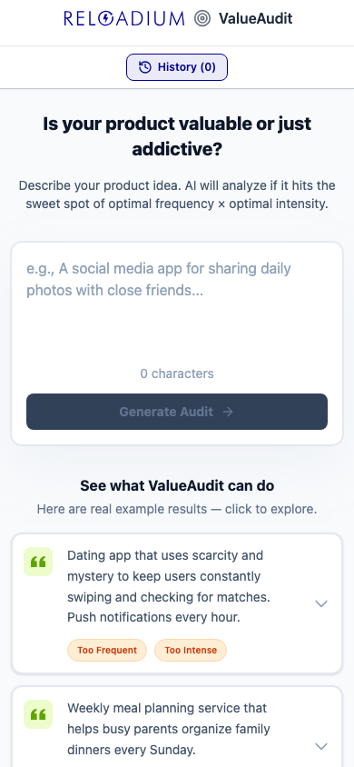 ValueAudit mobile light