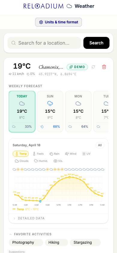 Weather mobile light